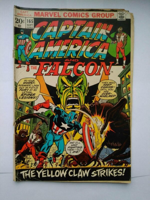 Komiks Captain America 165 Sept 1973