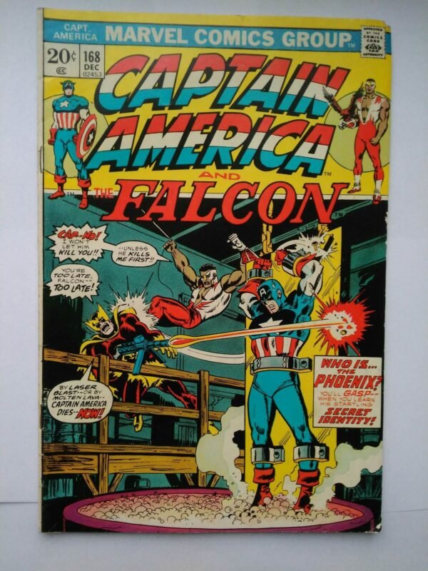 Komiks Captain America 168 Dec 1973 1st App Helmut Zemo