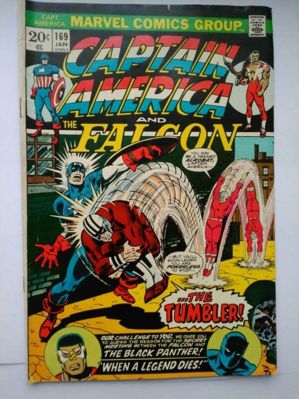Komiks Captain America 169 January 1974