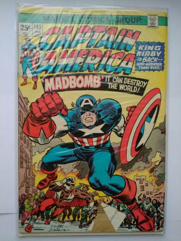 Komiks Captain America 193 Jan 1976