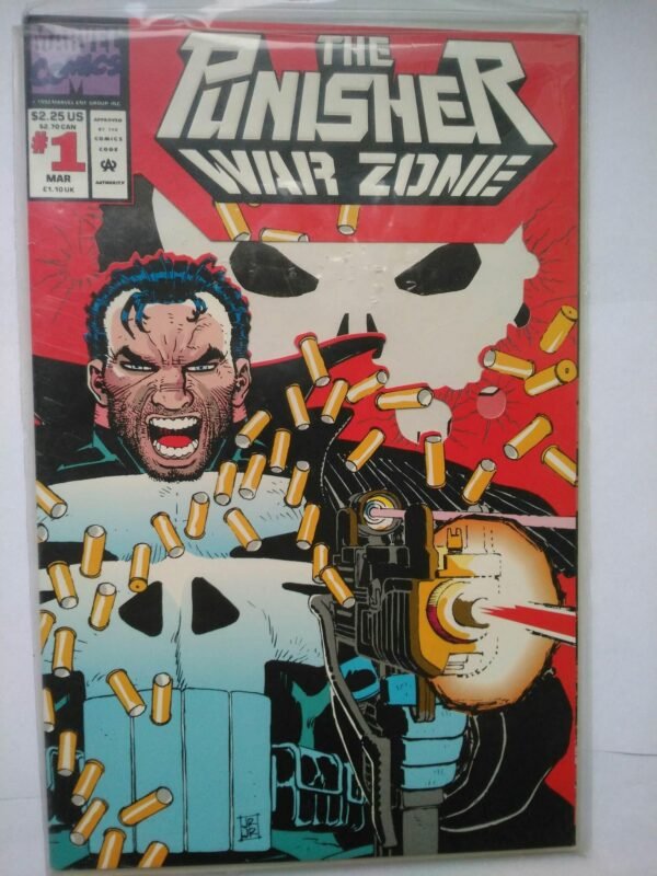 Komiks Punisher War Zone 1 March 1992 - Specjalna Okładka