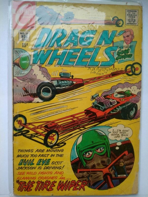 Komiks Drag n Wheels 37 Nov 1969
