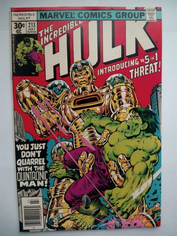 Komiks Hulk 213 July 1977
