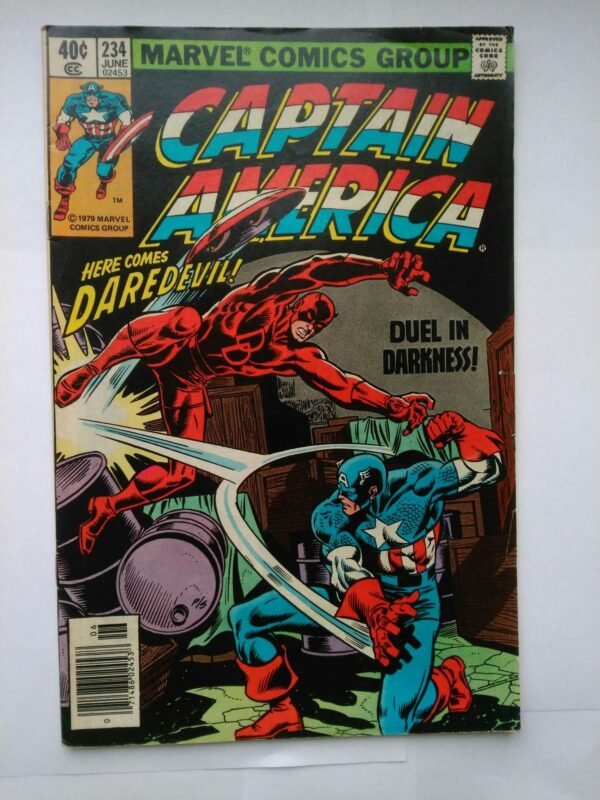 Komiks Captain America 234 June 1979 Daredevil