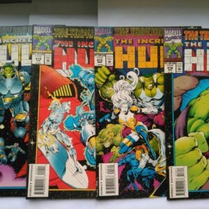 4 x Komiks Hulk 413-416 Troyan War 1994 Full Run