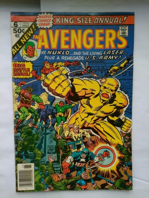 Komiks Avengers King Size Annual 6 1976
