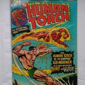Komiks Human Torch 7 September 1975 Human Torch vs Sub-Mariner