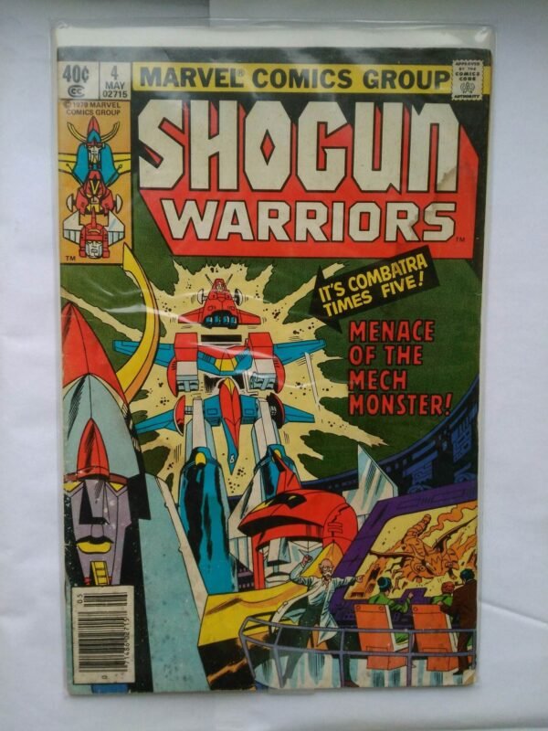 Komiks Shogun Warriors 4 May 1979