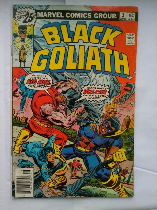 Komiks Black Goliath 3 June 1976 1st App Vulcan