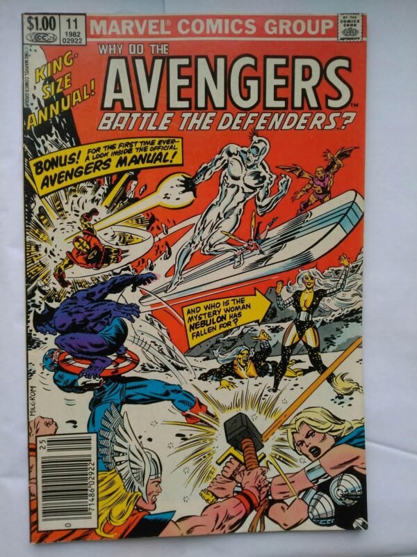 Komiks Avengers King-Size Annual 11 1982 Avengers vs Defenders