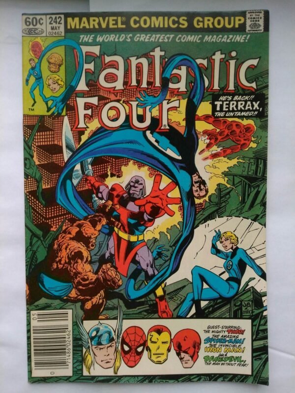 Komiks Fantastic Four 242 May 1982 Terrax