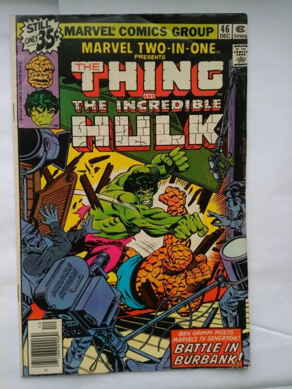 Komiks Marvel Two-In-One 46 December 1978 Thing vs Hulk