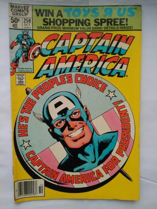 Komiks Captain America 250 October 1980