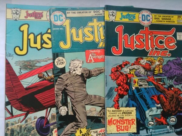 2403.jpg 3 x Komiks Justice Inc 2-4 1975 Kirby