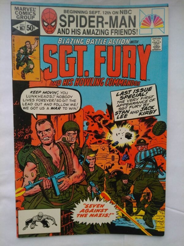 Komiks Sgt Fury 167 December 1981