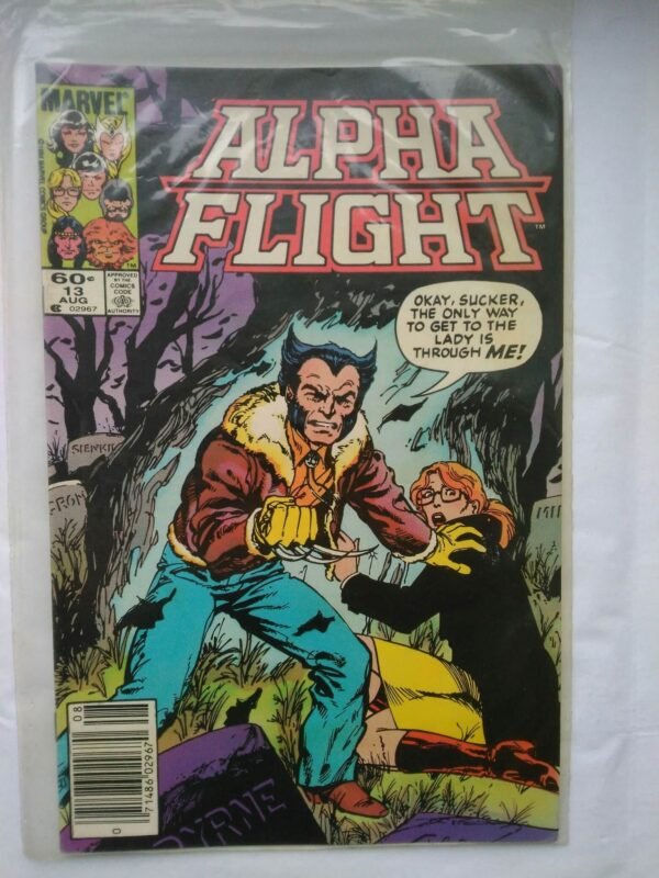 Komiks Alpha Flight 13 August 1984