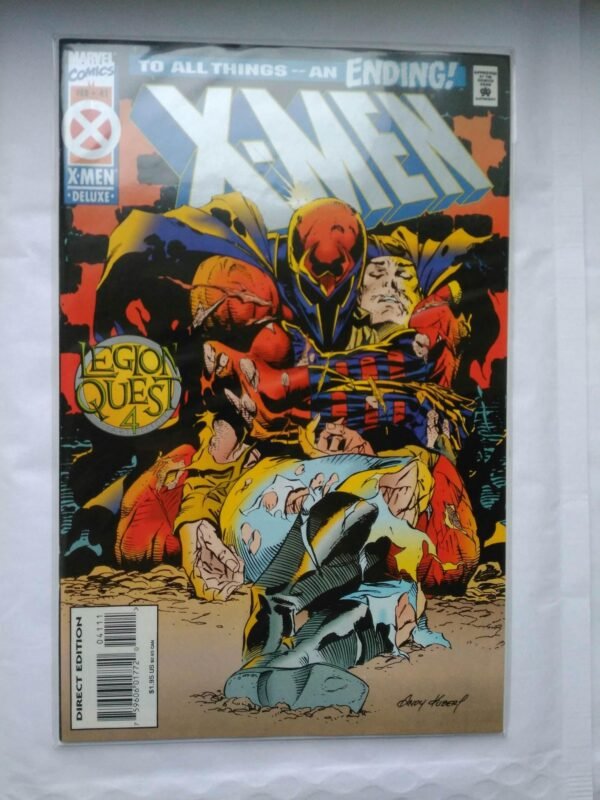 2522.jpg Komiks X-men Deluxe 41 February 1995+ 2 zafoliowane karty