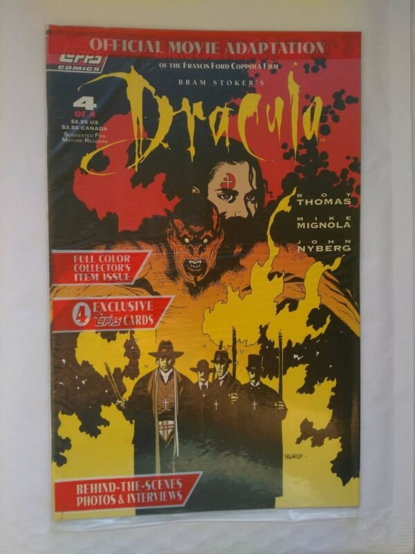 2569.jpg Komiks Dracula 4 Movie Adaptation 1992 Zafoliowany+Karty