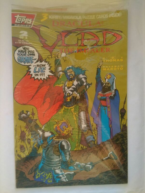 2570.jpg Komiks Dracula Vlad The Impaler 2 1993 Zafoliowany+Karty