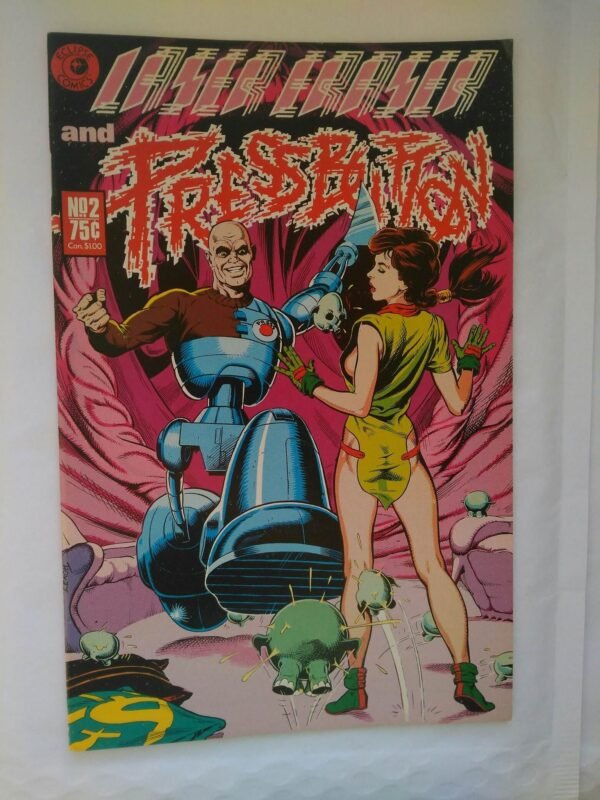 Komiks Laser Eraser  Pressbutton 2 December 1985