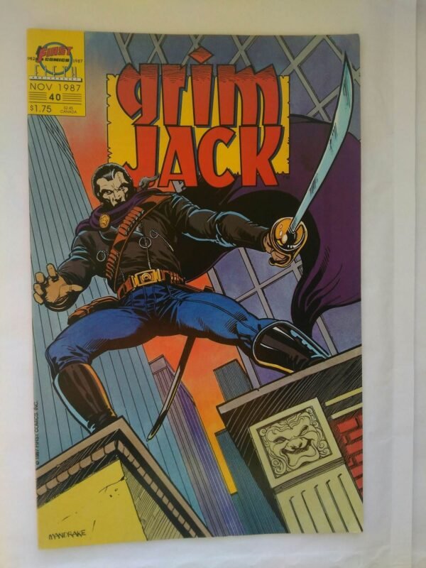 Komiks Grim Jack 40 November 1987