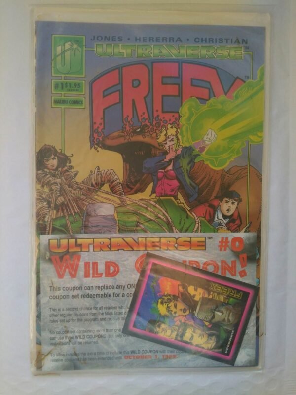 Komiks Freex 1 October 1993 Zafoliowany+Karta