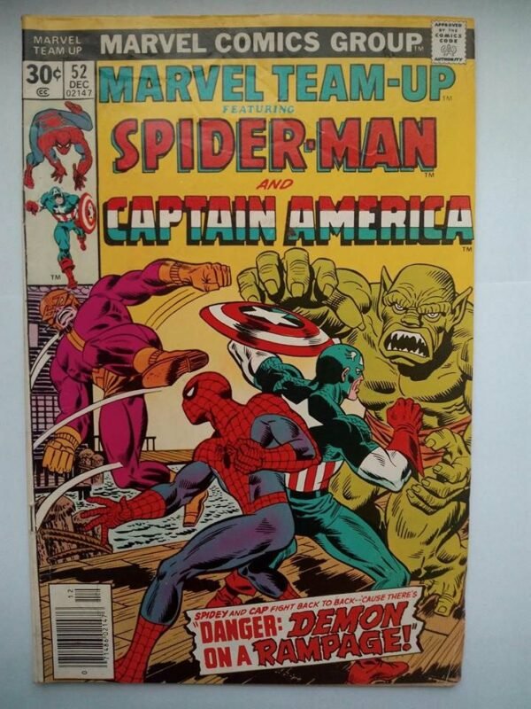Komiks Marvel Team Up 52 December 1977