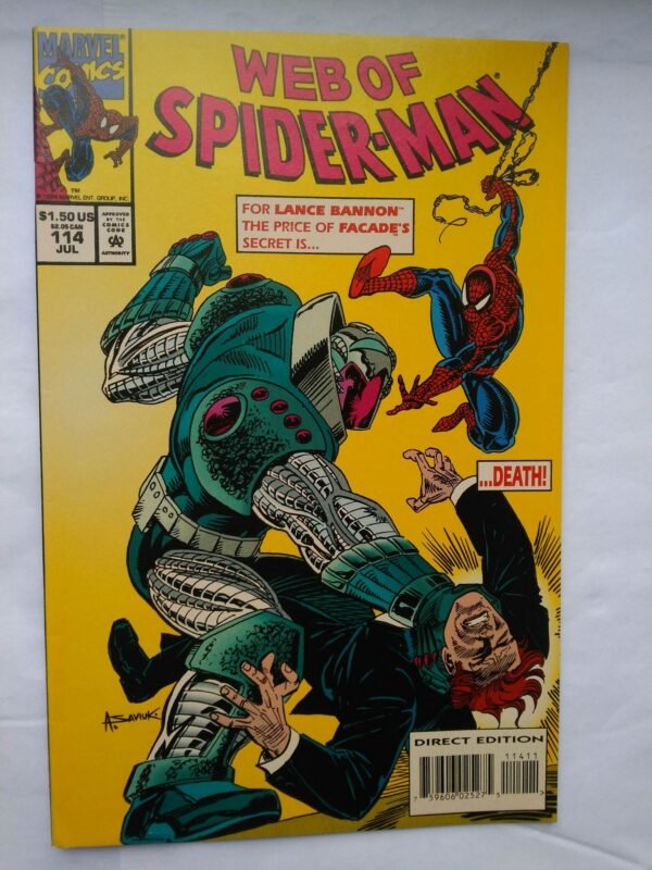2729.jpg Komiks Web of Spiderman 114 July 1994