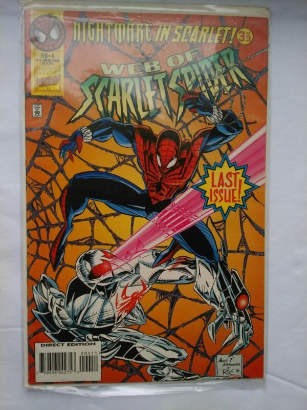 Komiks Web of Scarlet Spider 4 February 1995