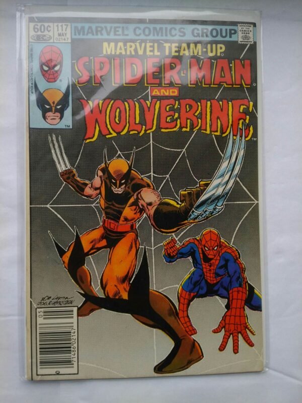 Komiks Spiderman Marvel Team-Up 117 May 1982
