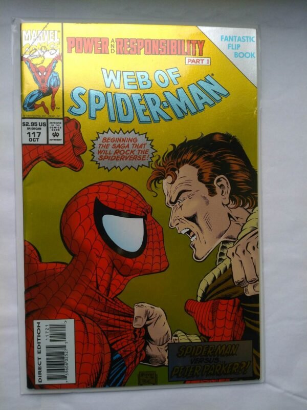 2752.jpg Komiks Web of Spiderman 117 October 1994 Flip Cover