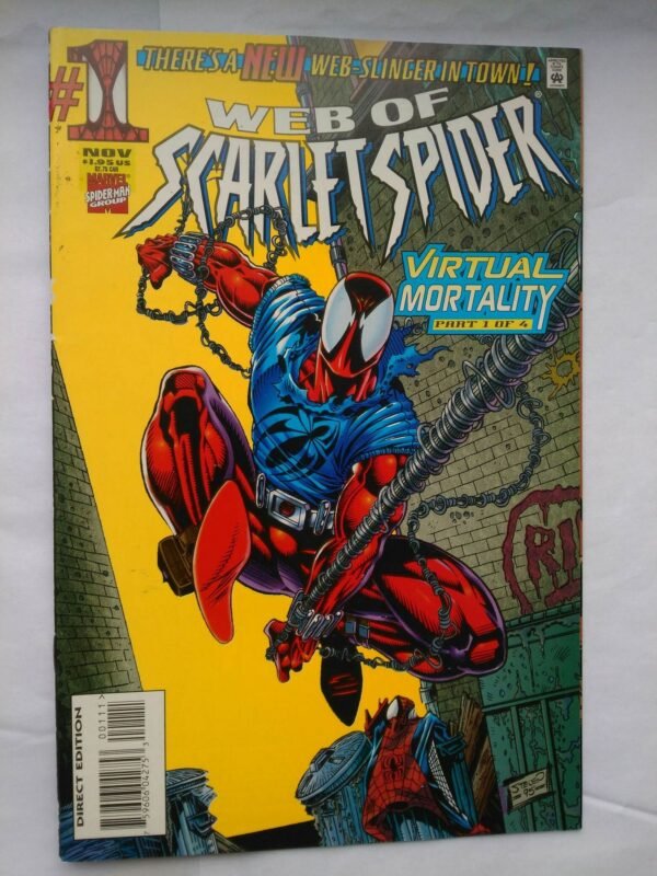 Komiks Web of Scarlet Spider 1 Nov 1995