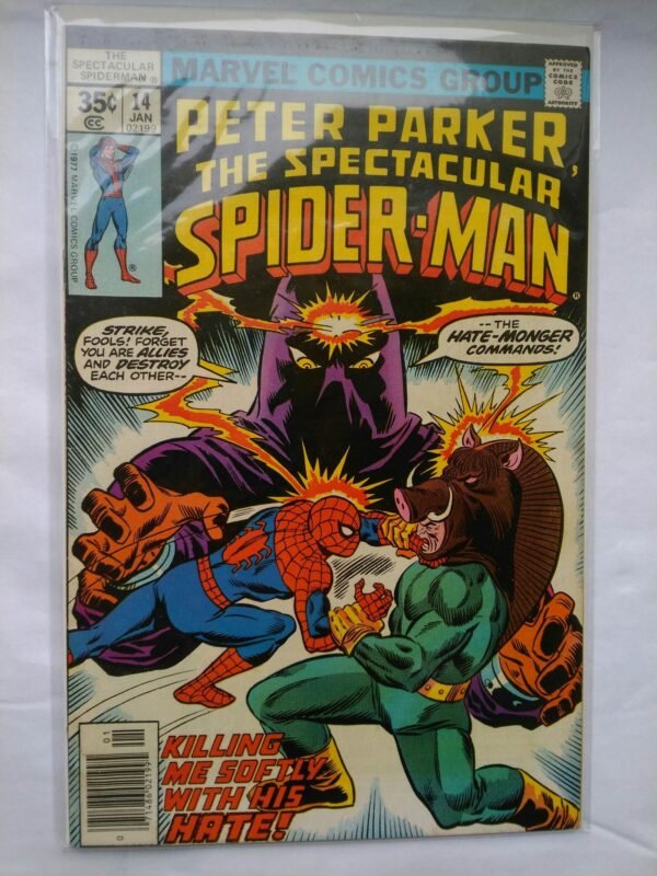 Komiks Spectacular Spiderman 14 January 1978