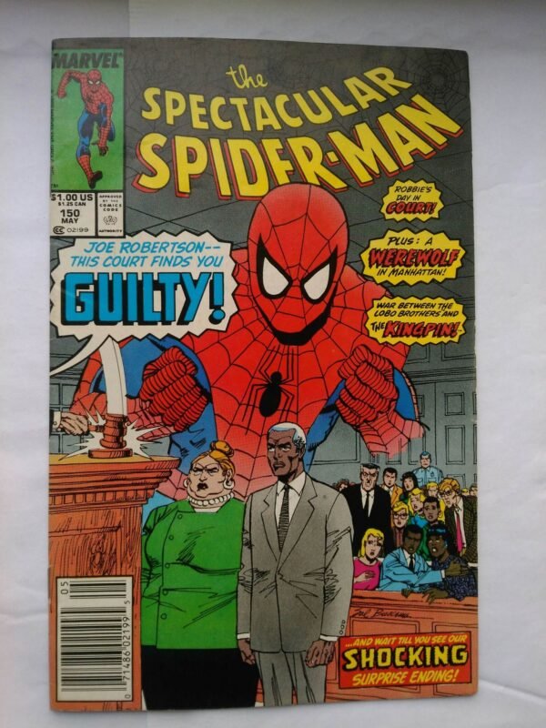 Komiks Spectacular Spiderman 150 May 1989
