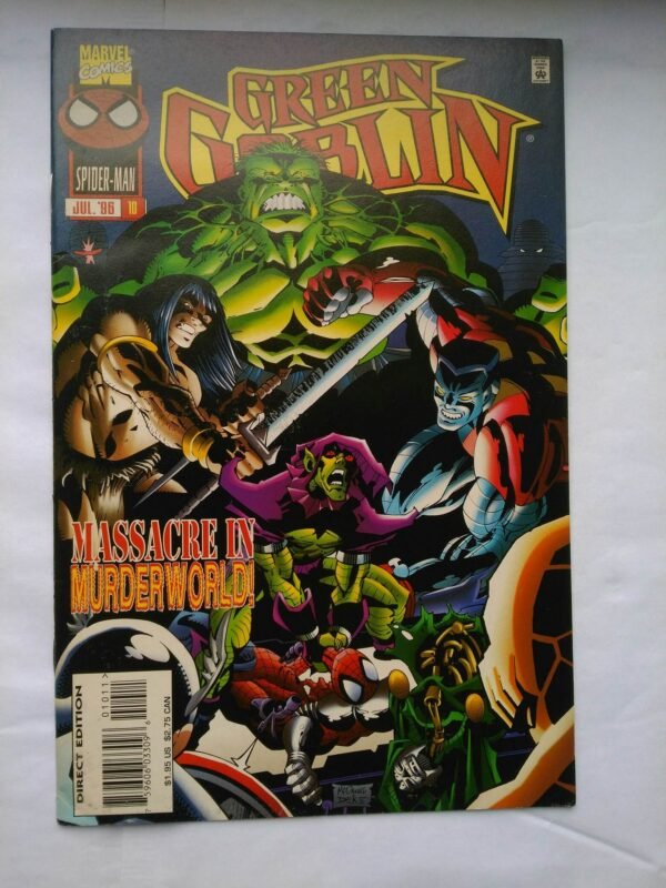 Komiks Green Goblin 10 1996+Saszetka Kool-Aid