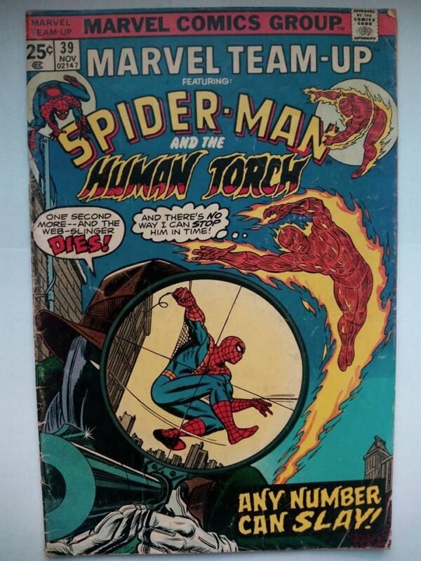 Komiks Marvel Team Up 39 November 1975