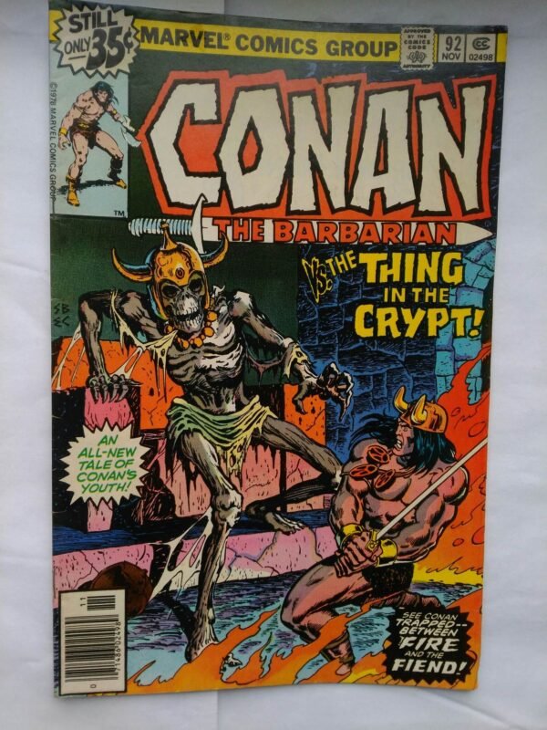 Komiks Conan The Barbarian 92 Nov 1978