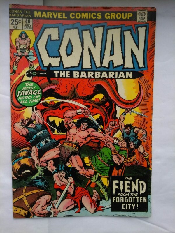 Komiks Conan The Barbarian 40 July 1974
