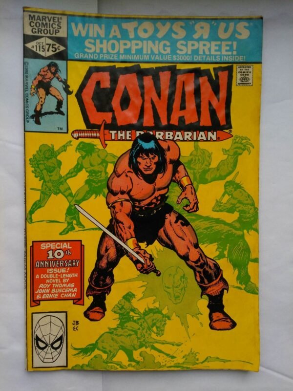 2809.jpg Komiks Conan The Barbarian 115 October 1980