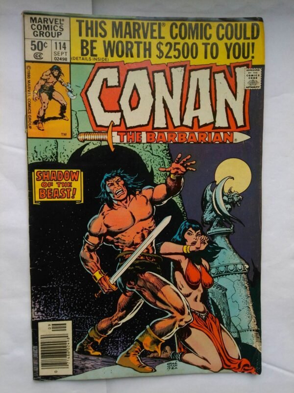 Komiks Conan The Barbarian 114 September 1980