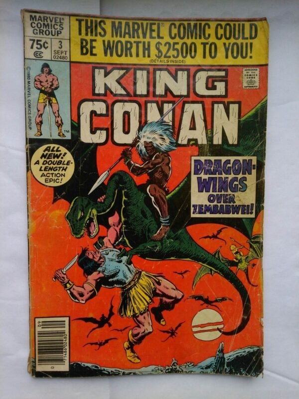 Komiks King Conan 3 Sept 1980