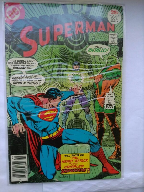 Komiks Superman 316 October 1977