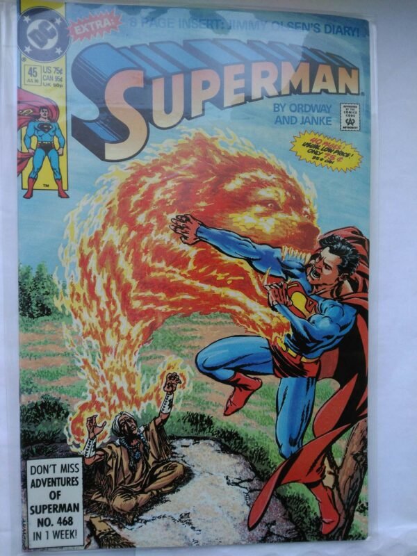 Komiks Superman 45 July 1990