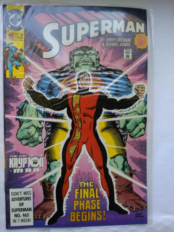 Komiks Superman 42 April 1990
