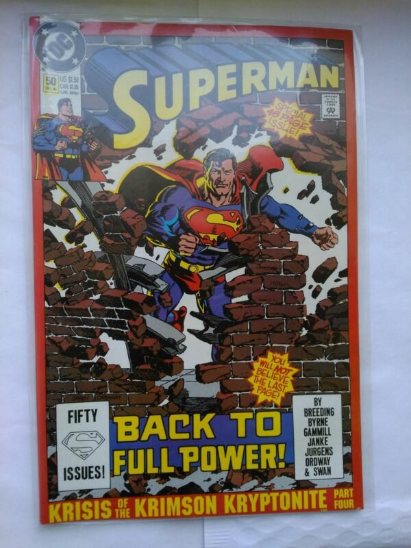 Komiks Superman 50 December 1990 Special Issue