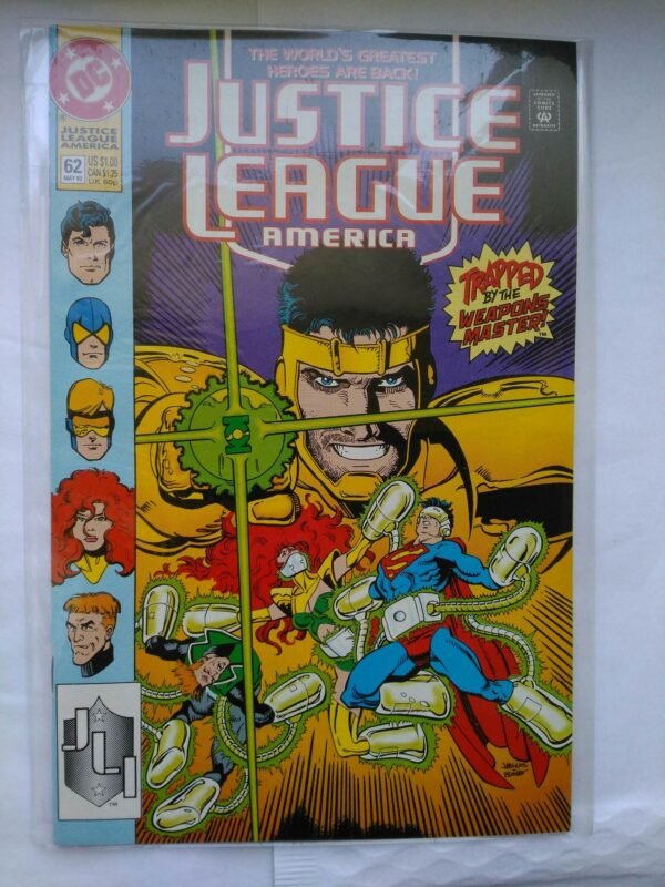 Komiks Justice League of America 62 May 1992