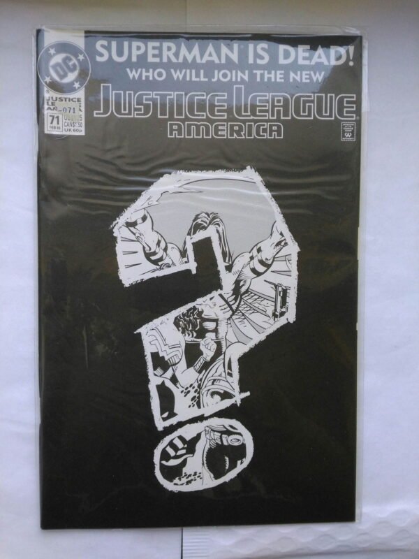 Komiks Justice League of America 71 February 1993 Superman is Dead