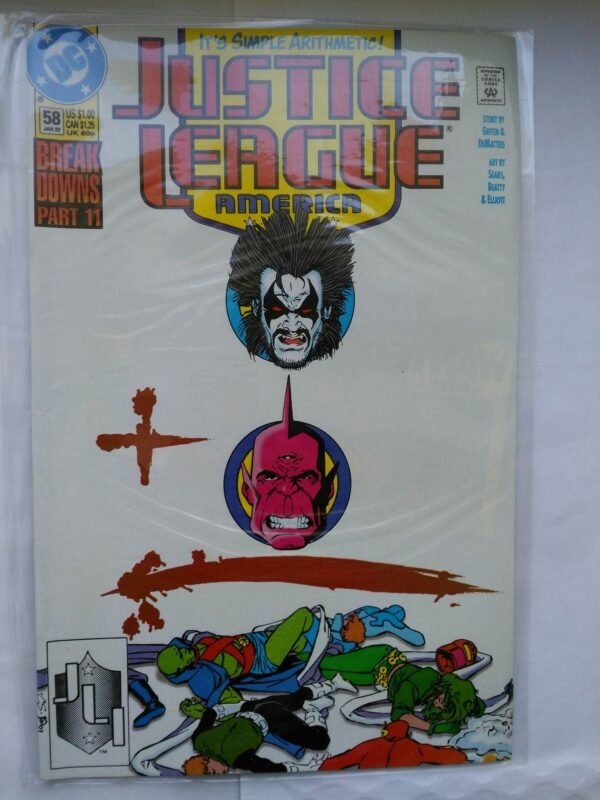 Komiks Justice League of America 58 January 1992 Lobo