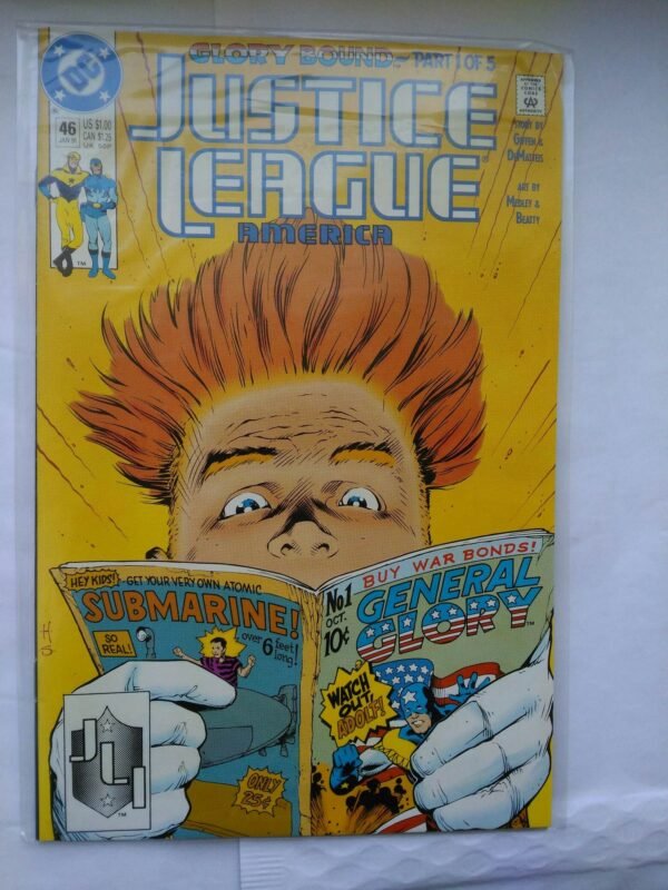 Komiks Justice League of America 46 Jan 1991 1st App of General Glory