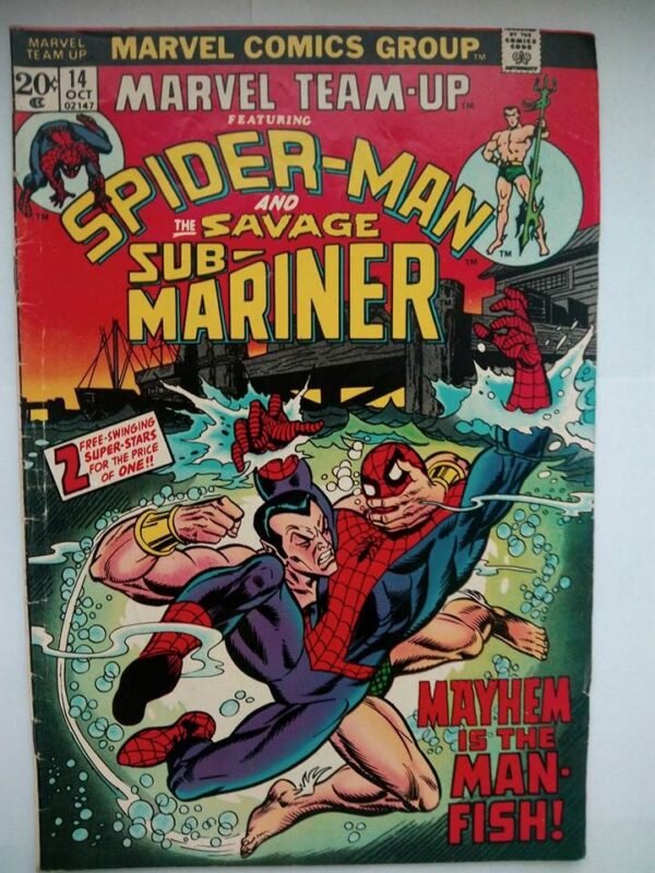 Komiks Marvel Team Up 14 October 1973